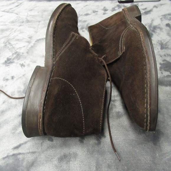 PEAL & CO Suede Chukka Boots Mens 11 D Casual Italian Leather‎ Shoes Formal Heel main image 5